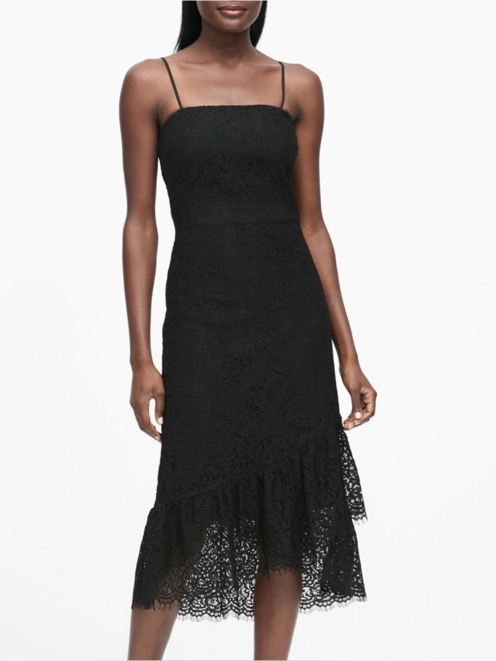Banana Republic Black Lace Dress - size 10